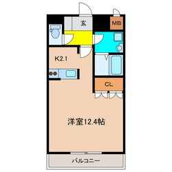 フレッシュパレス堀越の物件間取画像